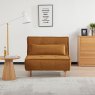 Bern Single Chair Bed Fabric Pumpkin 2