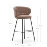Rosa Counter Stool Blush 6