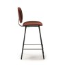 Anna Fabric Counter Stool Rust 2
