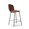 Anna Fabric Counter Stool Rust 3
