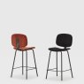 Anna Fabric Counter Stool Rust 5
