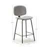 Anna Counter Stool Grey 6