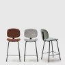 Anna Fabric Counter Stool Rust 6