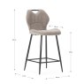 Muli Counter Stool Brown 7