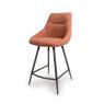 Boden Low Bar Stool Fabric Brick