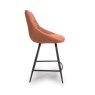 Boden Low Bar Stool Fabric Brick 3