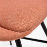 Boden Low Bar Stool Fabric Brick 6