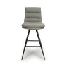 Nobo Swivel High Bar Stool Faux Leather Truffle 2