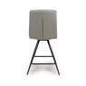 Nobo Swivel Low Bar Stool Faux Leather Truffle 4