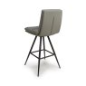 Nobo Swivel High Bar Stool Faux Leather Truffle 4