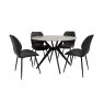 Yass 4 Person Dining Table Grey Stone 2