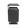 Boston Sideboard Black side view