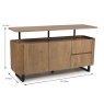 Boston Sideboard Rustic Oak DIMENSIONS