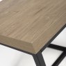 Boston Lamp Table Rustic Oak