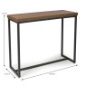 Boston Console Table Smoked Oak DIMENSIONS