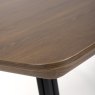 Boston 4 Person Square Dining Table Smoked Oak 3