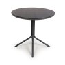 Boston 2 Person Round Dining Table Black