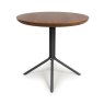 Boston 2 Person Round Dining Table Smoked Oak