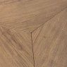 Boston 6 Person Round Dining Table Rustic Oak 5