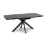 Boston 6-8 Person Extending Dining Table Black 140-180cm