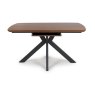 Boston 6-8 Person Extending Dining Table Smoked Oak 2