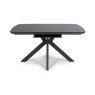 Boston 6-8 Person Extending Dining Table Black 4