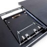 Boston 6-8 Person Extending Dining Table Black 6