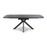 Boston 6-8 Person Extending Dining Table Black 180-200cm 2