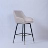 Clifden High Bar Stool Fabric Cream