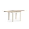 York 4-6 Person Flip Top Table Coconut White 2
