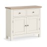 York Medium Sideboard Coconut White - Metal Knobs