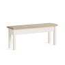 York Shallow Storage Bench Coconut White 1