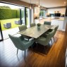 Gallie 6-8 Person Rectangular  Dining Table Grey 2