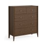 Nice 2+3 Drawer Chest of Drawers Dark Oak