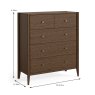 Nice 3 + 2 Drawer Chest of Drawers Dark Oak Dimensions