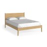 Nice King (150cm) Bedstead Panelled Natural Oak