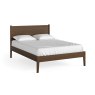 Nice Double (135cm) Bedstead Panelled Dark Oak
