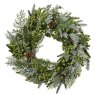Pinecones & Green Berries Wreath 60cm