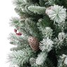 8ft/240cm Windham Frosted Spruce Christmas Tree 5