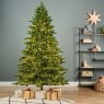 7ft/210cm Galloway Spruce Pre-Lit Christmas Tree Green 2