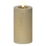 LED Pillar Candle Gold 15cm 1