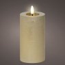 LED Pillar Candle Gold 15cm 3