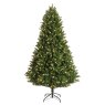 7ft/210cm Bromont Fir Christmas Tree Pre-Lit Green