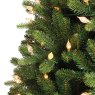 7ft/210cm Bromont Fir Christmas Tree Pre-Lit Green 3