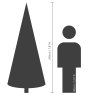 8ft/240cm Grandis Fir Christmas Tree Green