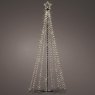 8ft/240cm LED Tree Cone Black Warm White Lifestyle