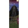 16ft/500cm LED Christmas Tree Cone Black Warm White