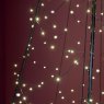 16ft/500cm LED Christmas Tree Cone Black Warm White Lifestyle Close Up