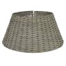 Christmas Tree Ring Grey Rattan Effect 70cm 1