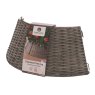 Christmas Tree Ring Grey Rattan Effect 70cm 2